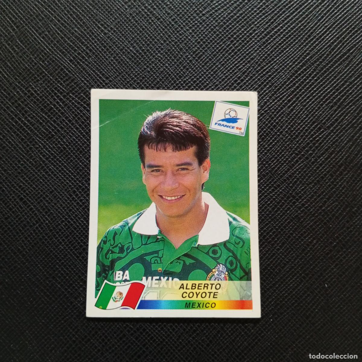 Cromos de f&uacute;tbol: 363 ALBERTO COYOTE MEXICO PANINI 1998 MUNDIAL CROMO FUTBOL FRANCIA 98 - SIN PEGAR - A22 PG370