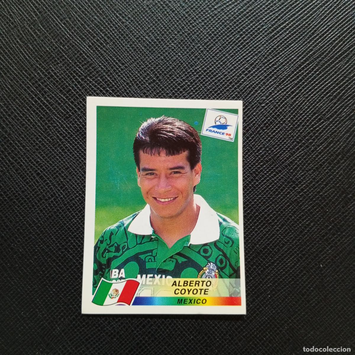 Cromos de f&uacute;tbol: 363 ALBERTO COYOTE MEXICO PANINI 1998 MUNDIAL CROMO FUTBOL FRANCIA 98 - SIN PEGAR - A22 PG370 B