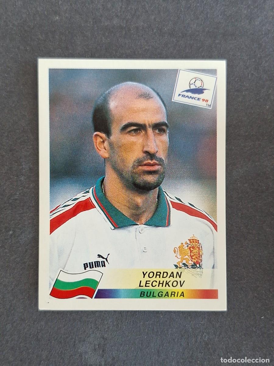 Cromos de f&uacute;tbol: L1 YORDAN LECHKOV SELECCION BULGARIA 291 MUNDIAL FRANCIA 98 PANINI NUNCA PEGADO SIN PEGAR