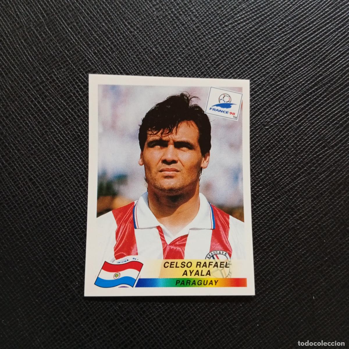 Cromos de f&uacute;tbol: 266 AYALA PARAGUAY PANINI 1998 MUNDIAL CROMO FUTBOL FRANCIA 98 - SIN PEGAR - A22 PG379 B