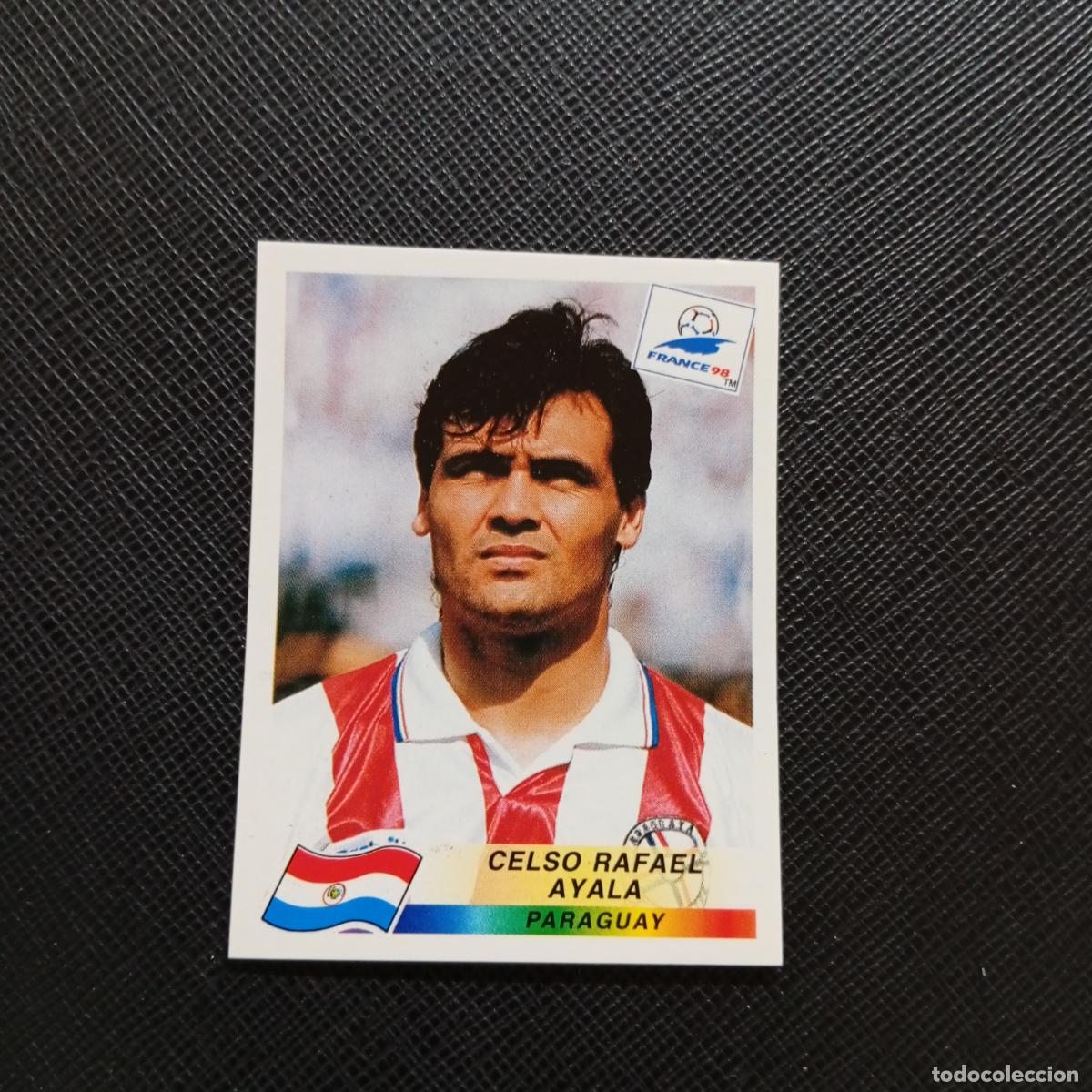 Cromos de Futebol: 266 AYALA PARAGUAY PANINI 1998 MUNDIAL CROMO FUTBOL FRANCIA 98 - SIN PEGAR - A22 PG388 B