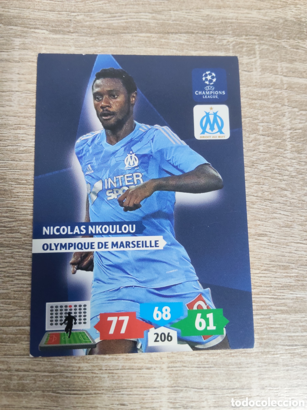 Figurine di Calcio: Panini Adrenalyn champions league 2013 2014 13 14 Nicolas Nkoulou Olympique de Marsella