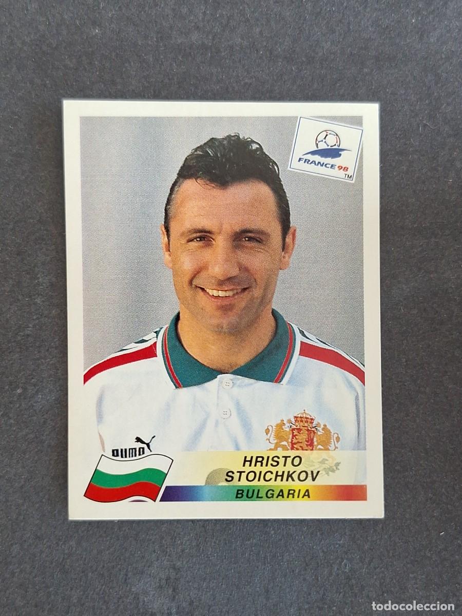 Figurine di Calcio: L1 HRISTO STOICHKOV SELECCION BULGARIA 295 MUNDIAL FRANCIA 98 PANINI NUNCA PEGADO SIN PEGAR