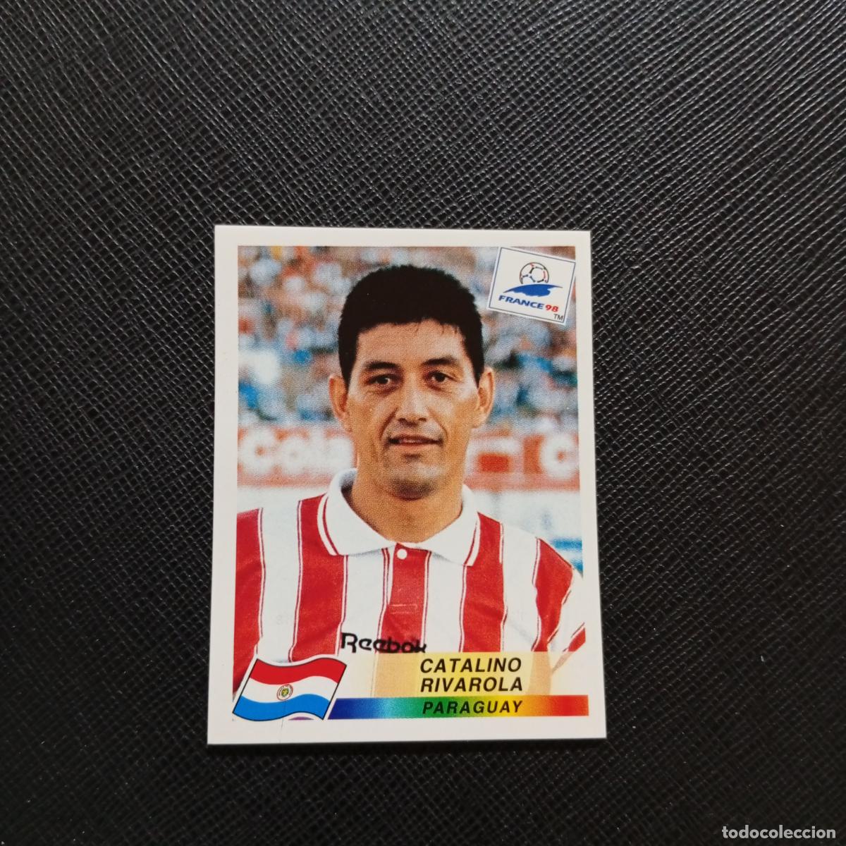 Figurine di Calcio: 267 RIVAROLA PARAGUAY PANINI 1998 MUNDIAL CROMO FUTBOL FRANCIA 98 - SIN PEGAR - A22 PG379