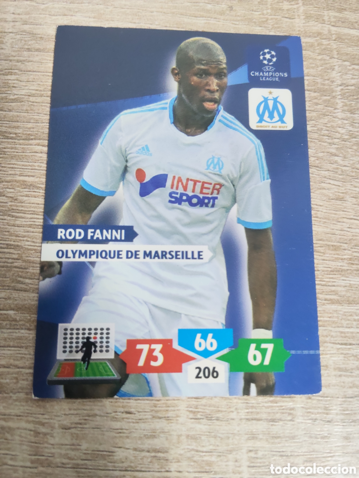 Figurine di Calcio: Panini Adrenalyn champions league 2013 2014 13 14 Rod Fanni Olympique de Marsella