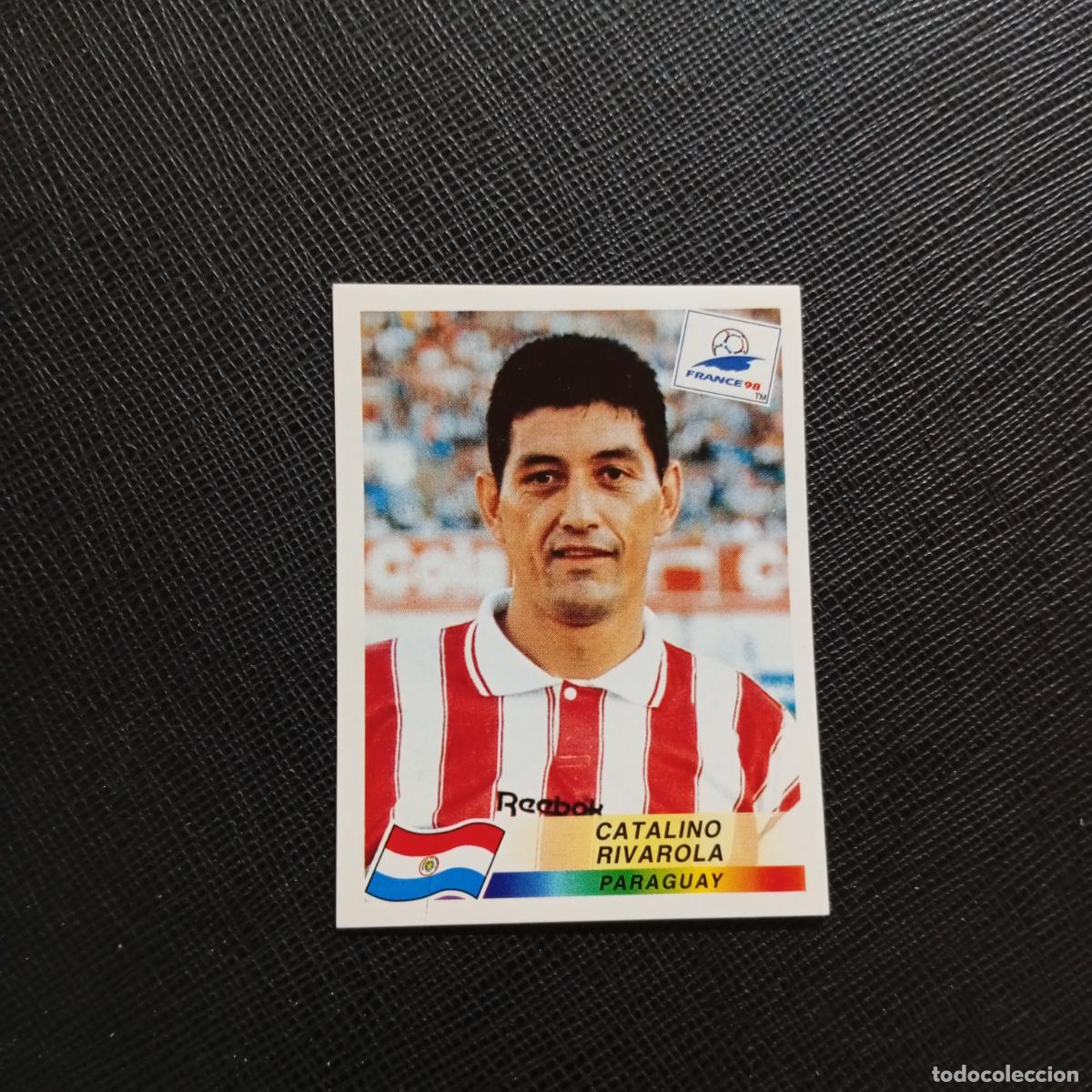 Figurine di Calcio: 267 RIVAROLA PARAGUAY PANINI 1998 MUNDIAL CROMO FUTBOL FRANCIA 98 - SIN PEGAR - A22 PG397