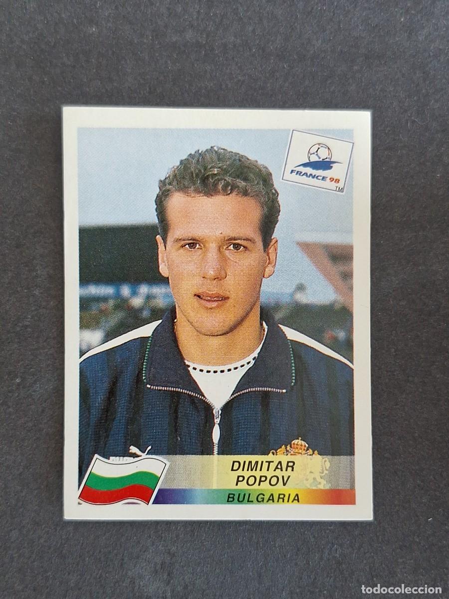 Figurine di Calcio: L1 DIMITAR POPOV SELECCION BULGARIA 298 MUNDIAL FRANCIA 98 PANINI NUNCA PEGADO SIN PEGAR