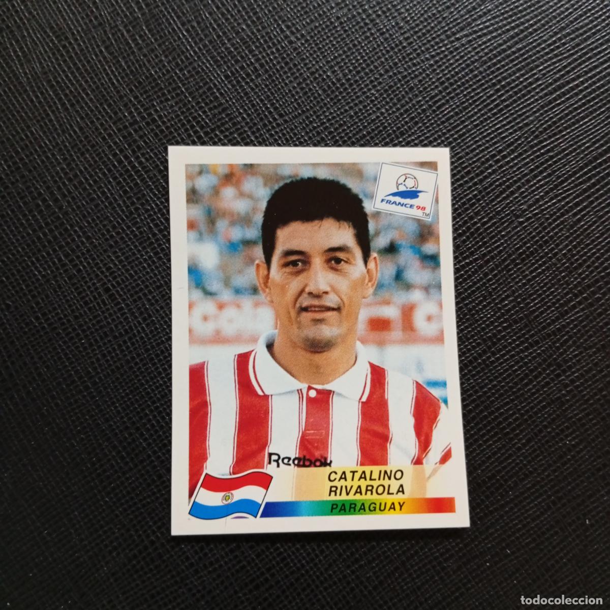 Figurine di Calcio: 267 RIVAROLA PARAGUAY PANINI 1998 MUNDIAL CROMO FUTBOL FRANCIA 98 - SIN PEGAR - A22 PG406