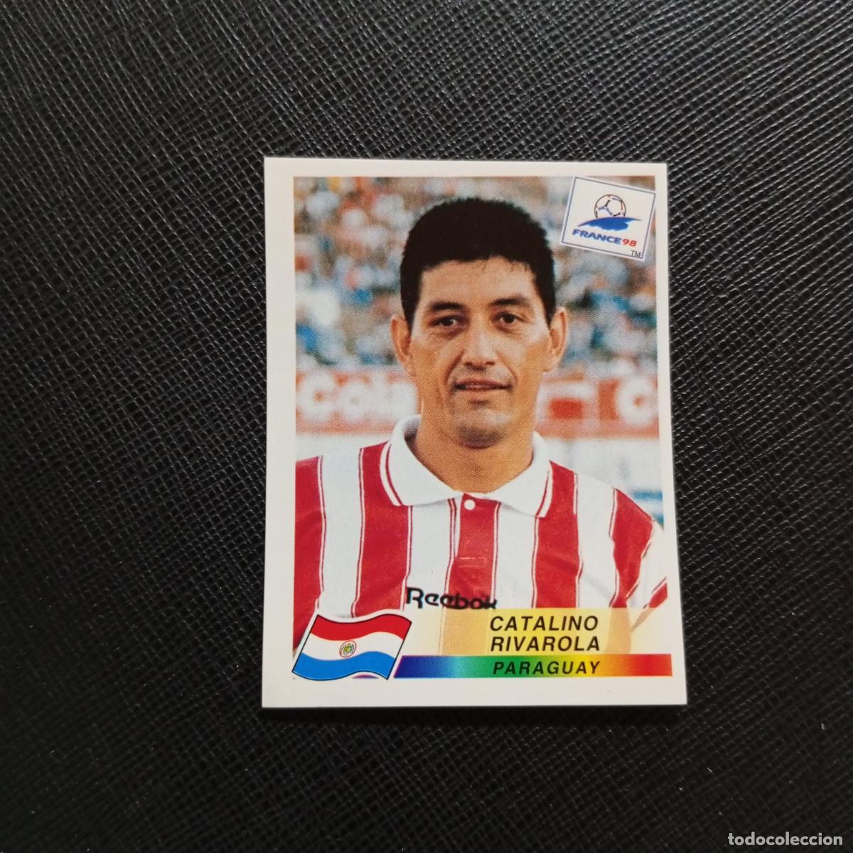 Figurine di Calcio: 267 RIVAROLA PARAGUAY PANINI 1998 MUNDIAL CROMO FUTBOL FRANCIA 98 - SIN PEGAR - A22 PG406 B