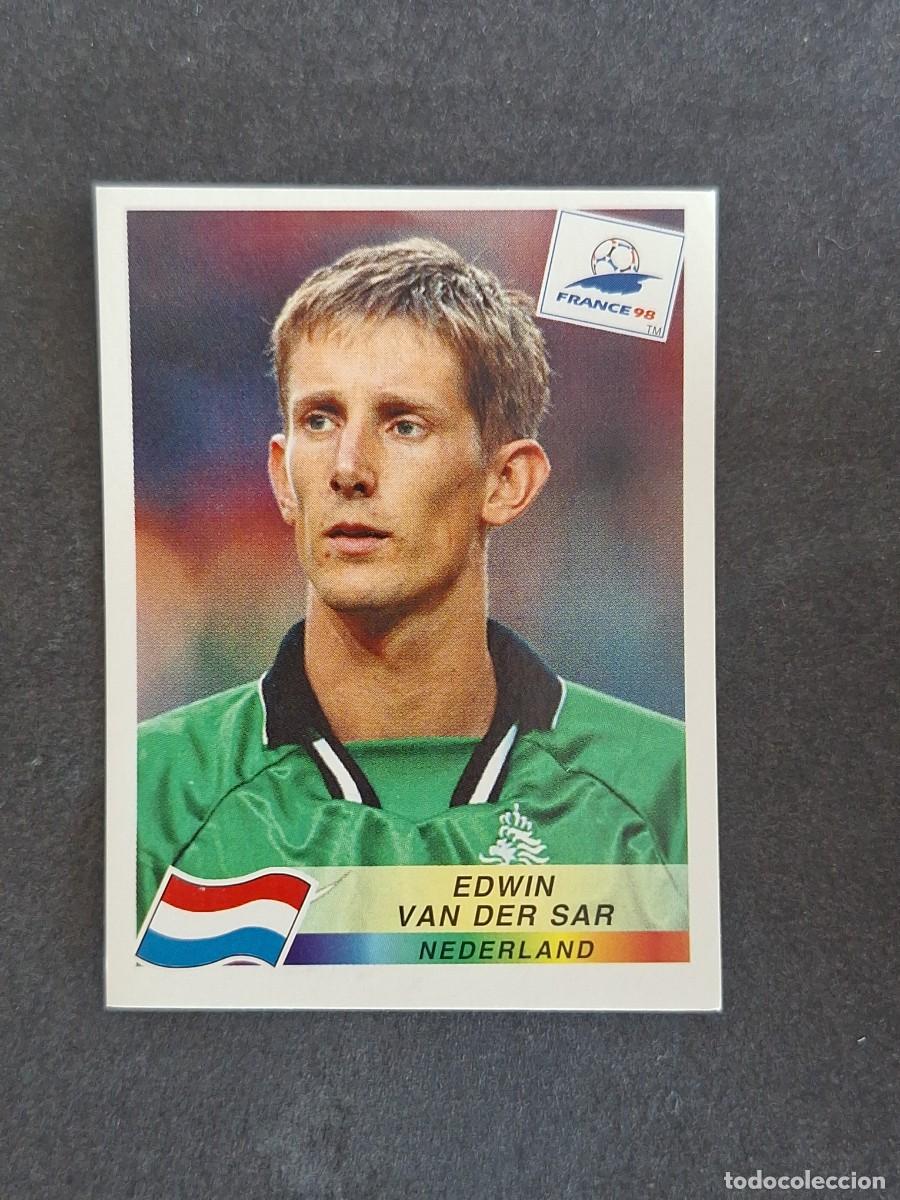 Figurine di Calcio: L1 EDWIN VAN DER SAR SELECCION HOLANDA 301 MUNDIAL FRANCIA 98 PANINI NUNCA PEGADO SIN PEGAR