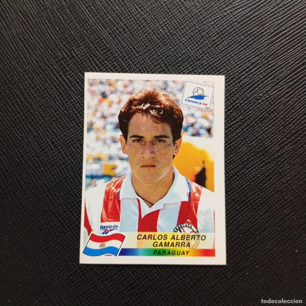 Figurine di Calcio: 268 GAMARRA PARAGUAY PANINI 1998 MUNDIAL CROMO FUTBOL FRANCIA 98 - SIN PEGAR - A22 PG379