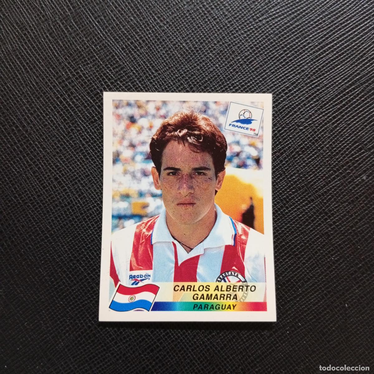 Figurine di Calcio: 268 GAMARRA PARAGUAY PANINI 1998 MUNDIAL CROMO FUTBOL FRANCIA 98 - SIN PEGAR - A22 PG379 B