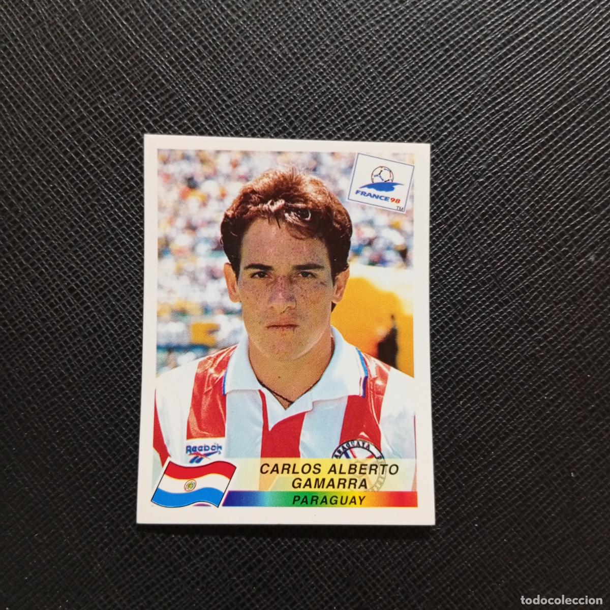 Figurine di Calcio: 268 GAMARRA PARAGUAY PANINI 1998 MUNDIAL CROMO FUTBOL FRANCIA 98 - SIN PEGAR - A22 PG397