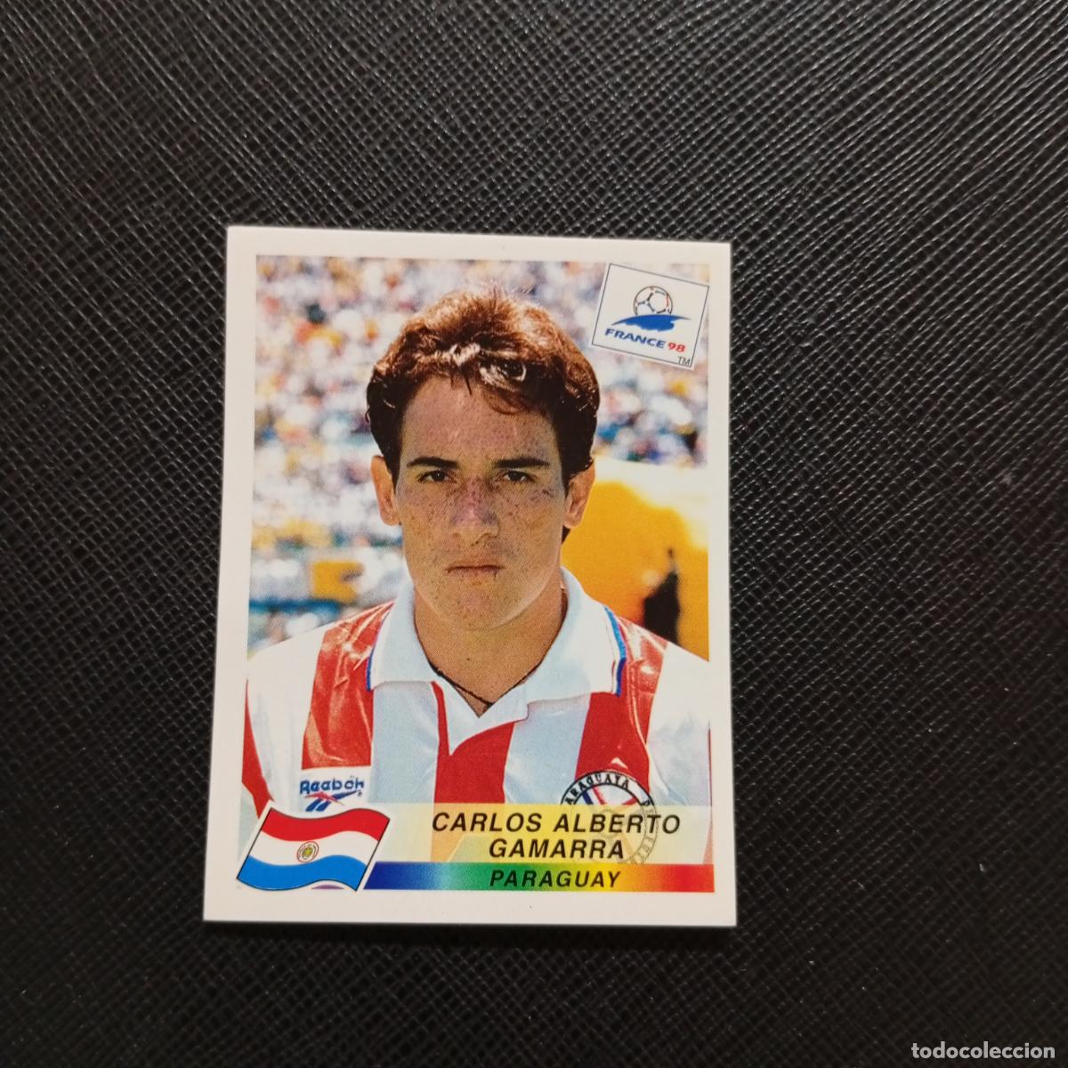 Figurine di Calcio: 268 GAMARRA PARAGUAY PANINI 1998 MUNDIAL CROMO FUTBOL FRANCIA 98 - SIN PEGAR - A22 PG406