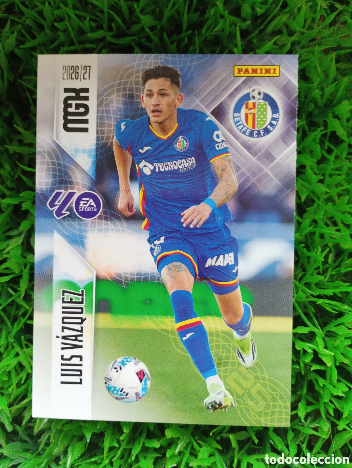 Figurine di Calcio: Luis Vazquez Getafe Megacracks 26-27 # 196
