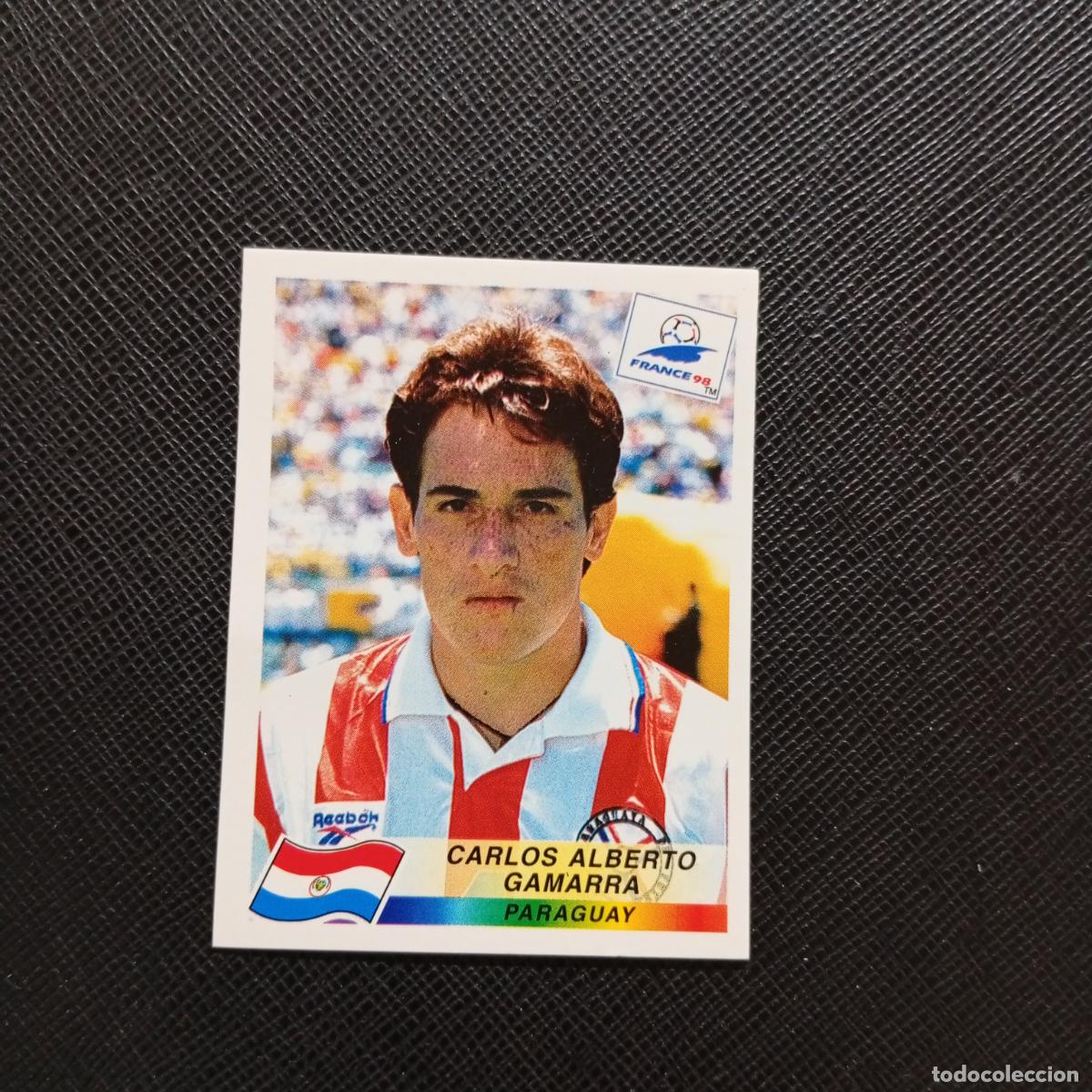 Figurine di Calcio: 268 GAMARRA PARAGUAY PANINI 1998 MUNDIAL CROMO FUTBOL FRANCIA 98 - SIN PEGAR - A22 PG406 B