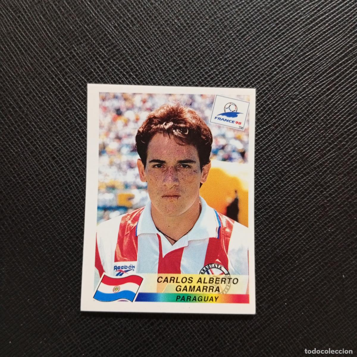 Cromos de f&uacute;tbol: 268 GAMARRA PARAGUAY PANINI 1998 MUNDIAL CROMO FUTBOL FRANCIA 98 - SIN PEGAR - A22 PG415