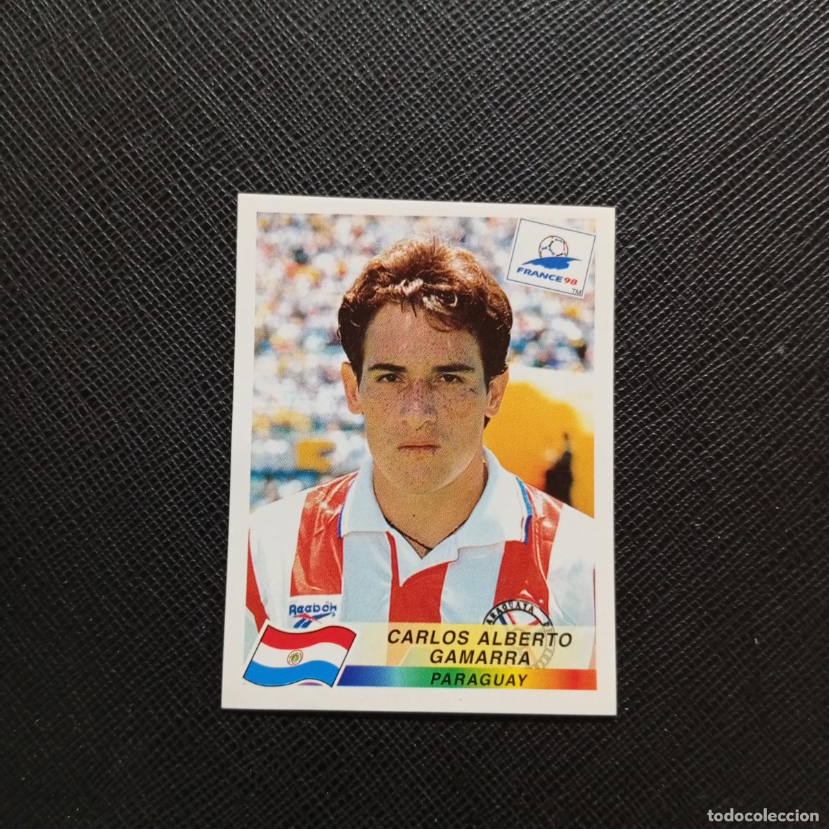 Cromos de f&uacute;tbol: 268 GAMARRA PARAGUAY PANINI 1998 MUNDIAL CROMO FUTBOL FRANCIA 98 - SIN PEGAR - A22 PG424