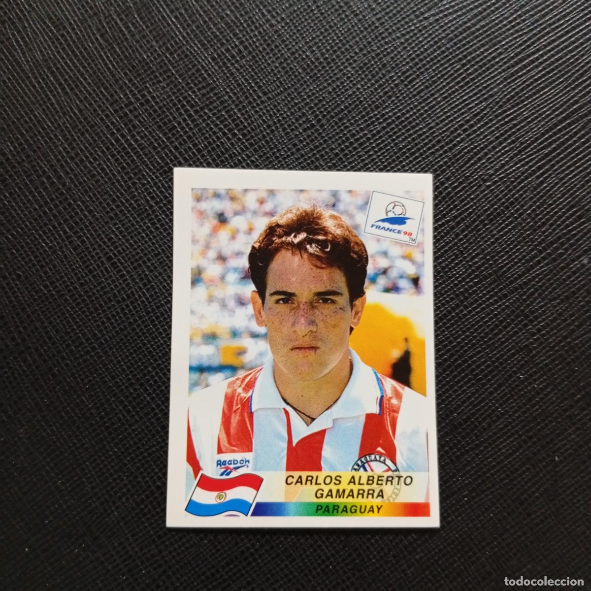 Cromos de f&uacute;tbol: 268 GAMARRA PARAGUAY PANINI 1998 MUNDIAL CROMO FUTBOL FRANCIA 98 - SIN PEGAR - A22 PG433