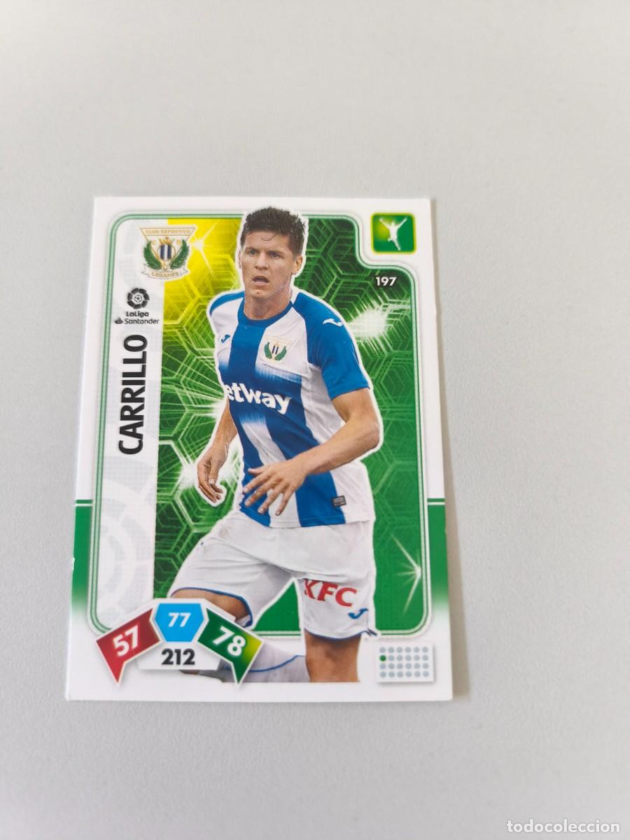 Cromos de f&uacute;tbol: ADRENALYN XL 2019 2020 19 20 CARRILLO LEGANES 197 H4