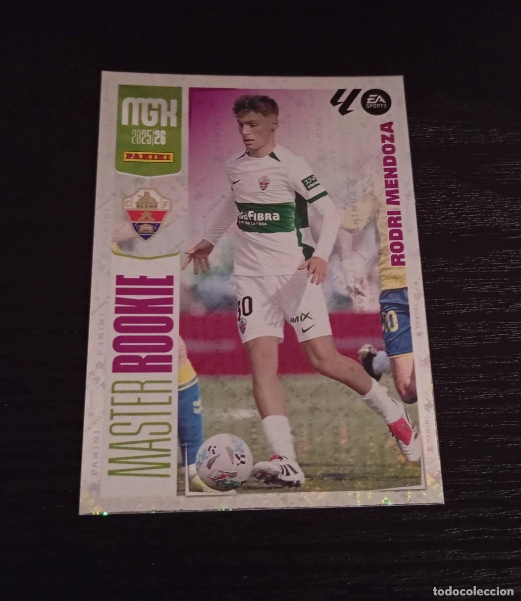 Cromos de f&uacute;tbol: -MEGACRACKS 25-26 : 515 RODRIGO MENDOZA ( ELCHE ) -- MASTER ROOKIE --