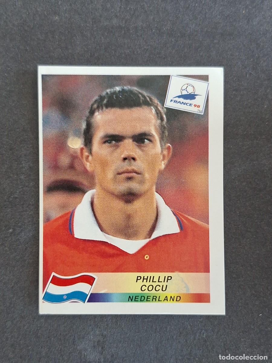 Cromos de f&uacute;tbol: L1 PHILLIP COCU SELECCION HOLANDA 309 MUNDIAL FRANCIA 98 PANINI NUNCA PEGADO SIN PEGAR