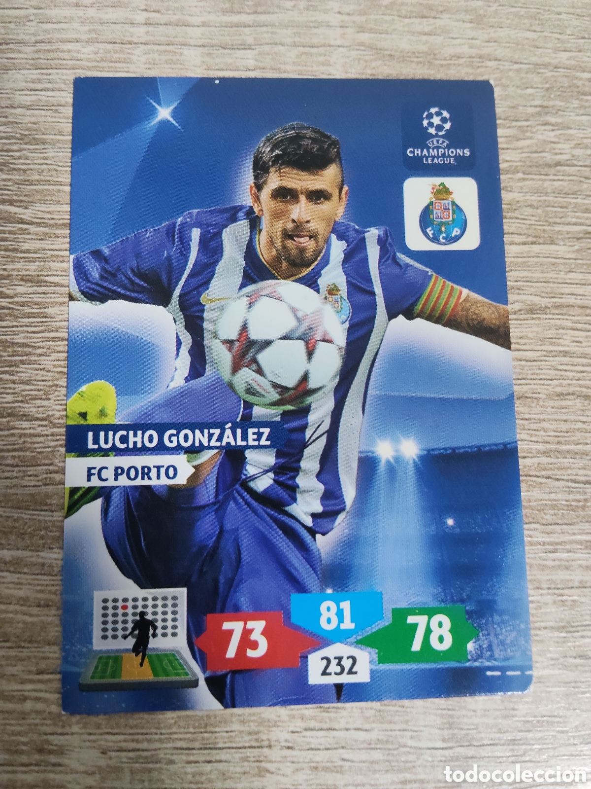 Cromos de f&uacute;tbol: Panini Adrenalyn champions league 2013 2014 13 14 Lucho Gonz&aacute;lez Oporto