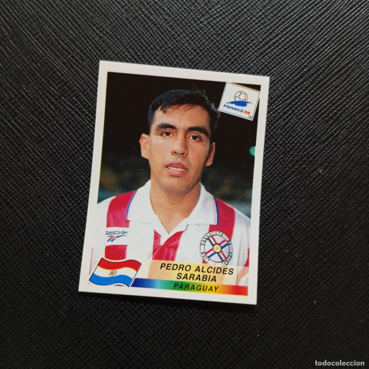 Cromos de f&uacute;tbol: 270 SARABIA PARAGUAY PANINI 1998 MUNDIAL CROMO FUTBOL FRANCIA 98 - SIN PEGAR - A22 PG379