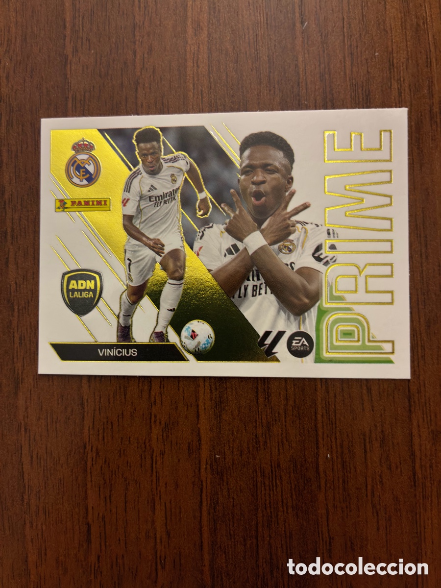 Cromos de f&uacute;tbol: Cromo Vin&iacute;cius, N&ordm; 15 (ADN LALIGA PRIME), Real Madrid, Liga EA Sports 2026-27 Panini - Nuevo
