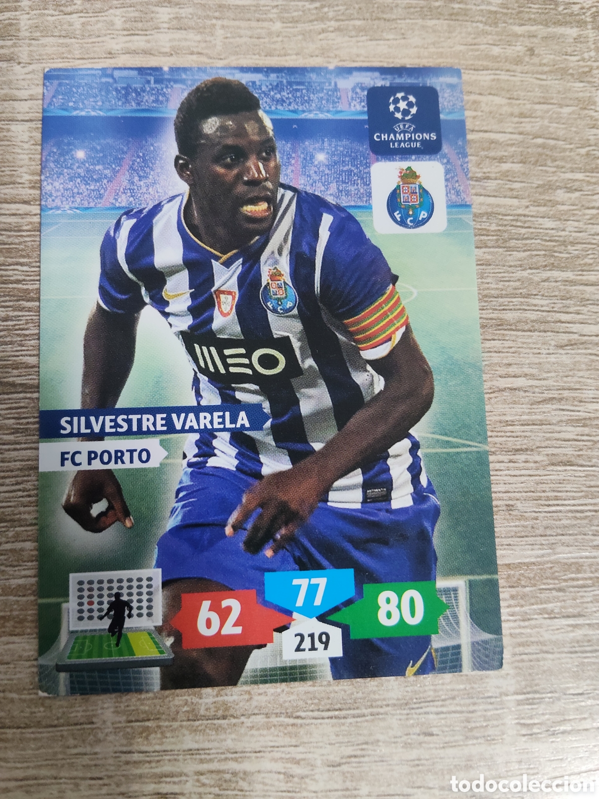 Cromos de f&uacute;tbol: Panini Adrenalyn champions league 2013 2024 13 14 Silvestre Varela Oporto