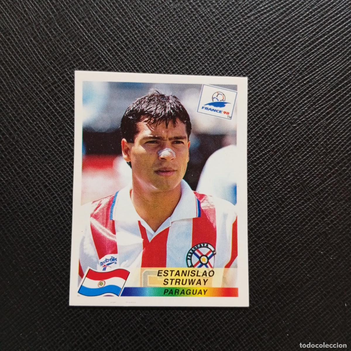 Cromos de f&uacute;tbol: 273 STRUWAY PARAGUAY PANINI 1998 MUNDIAL CROMO FUTBOL FRANCIA 98 - SIN PEGAR - A22 PG379