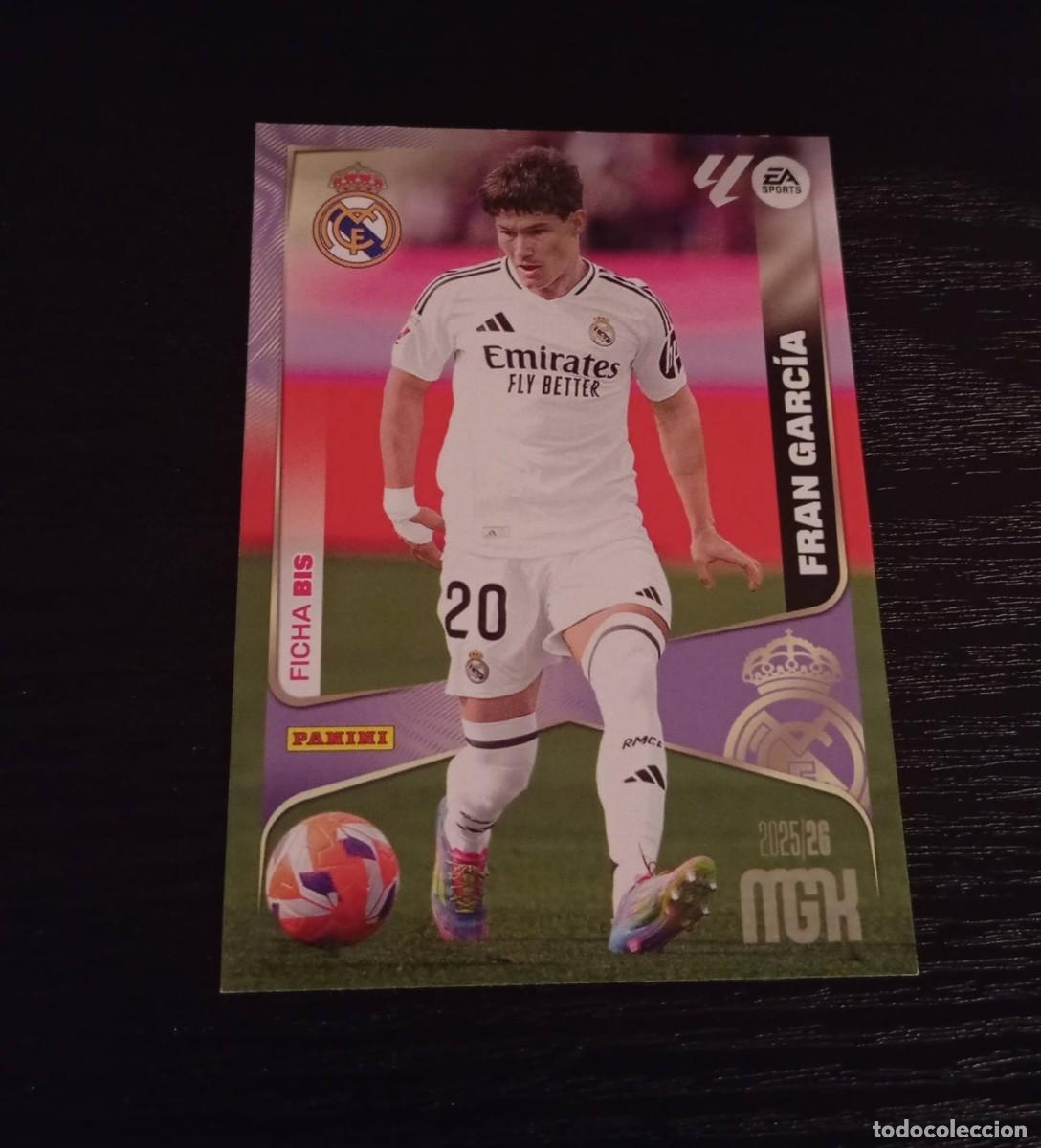 Cromos de f&uacute;tbol: -MEGACRACKS 25-26 : 225 Bis GRAN GARCIA ( REAL MADRID ) -- FICHA BIS --