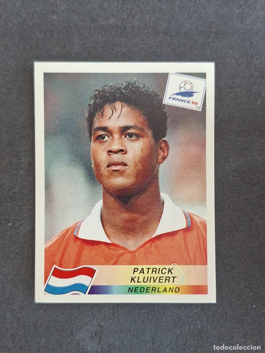 Figurine di Calcio: L1 PATRICK KLUIVERT SELECCION HOLANDA 313 MUNDIAL FRANCIA 98 PANINI NUNCA PEGADO SIN PEGAR