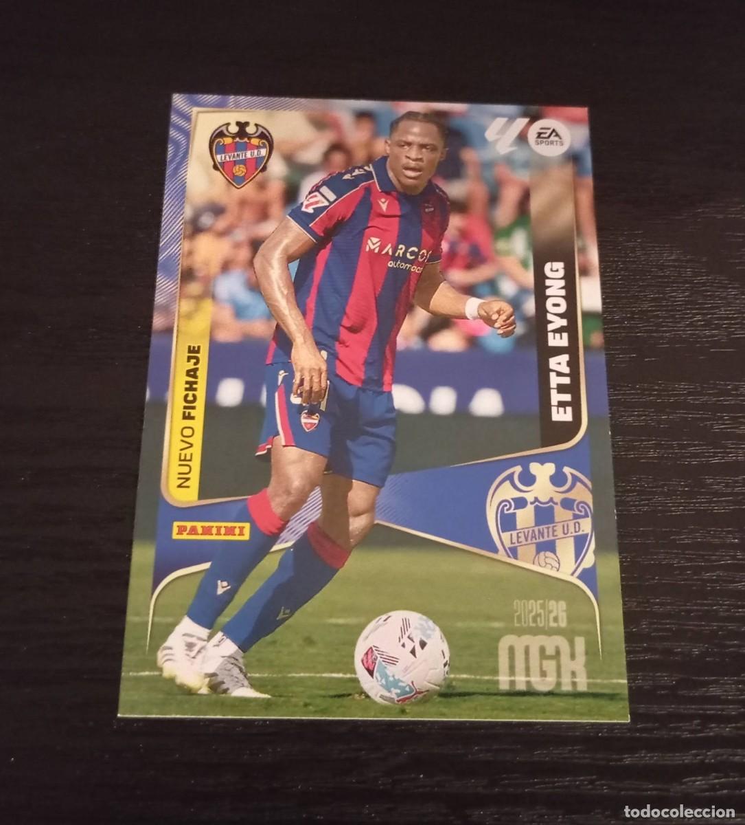 Cromos de f&uacute;tbol: -MEGACRACKS 25-26 : 501 ETTA EYONG ( LEVANTE ) -- NUEVO FICHAJE --