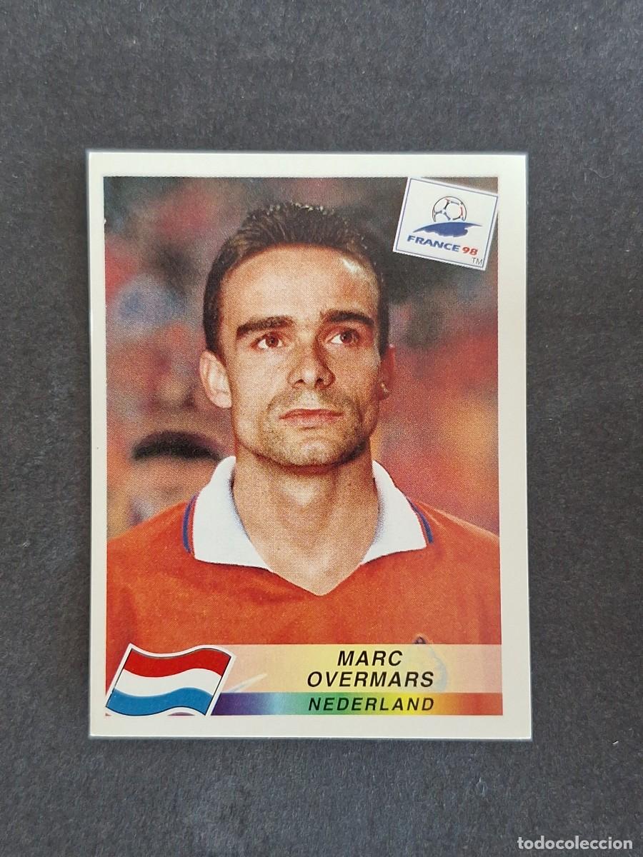 Cromos de f&uacute;tbol: L1 MARC OVERMARS SELECCION HOLANDA 315 MUNDIAL FRANCIA 98 PANINI NUNCA PEGADO SIN PEGAR