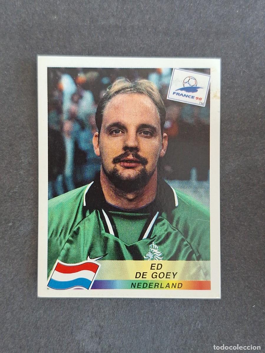 Cromos de f&uacute;tbol: L1 ED DE GOEY SELECCION HOLANDA 316 MUNDIAL FRANCIA 98 PANINI NUNCA PEGADO SIN PEGAR