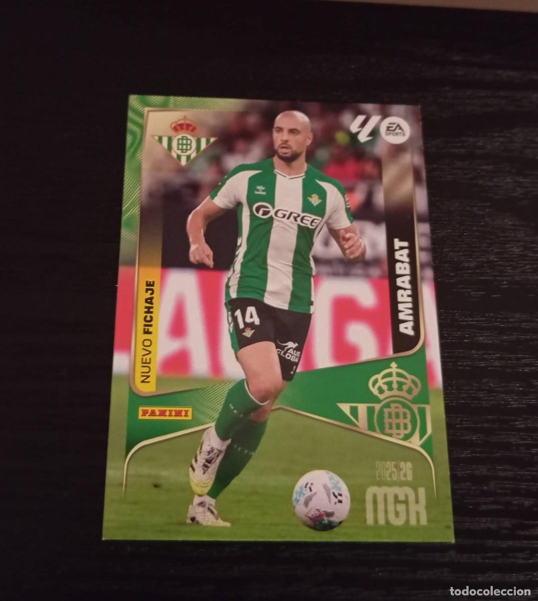 Cromos de f&uacute;tbol: -MEGACRACKS 25-26 : 503 AMRABAT ( BETIS ) -- NUEVO FICHAJE --