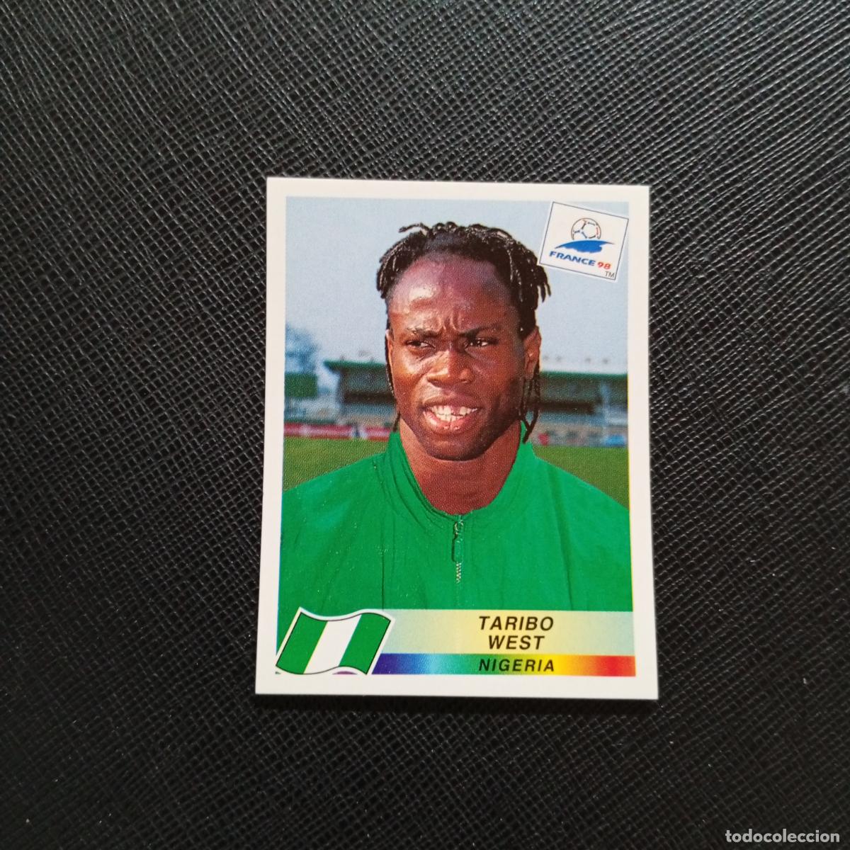 Cromos de f&uacute;tbol: 248 TARIBO WEST NIGERIA PANINI 1998 MUNDIAL CROMO FUTBOL FRANCIA 98 - SIN PEGAR - A22 PG424