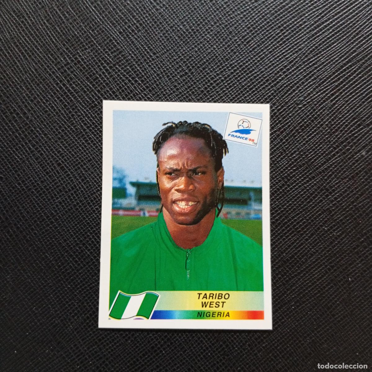 Cromos de f&uacute;tbol: 248 TARIBO WEST NIGERIA PANINI 1998 MUNDIAL CROMO FUTBOL FRANCIA 98 - SIN PEGAR - A22 PG433