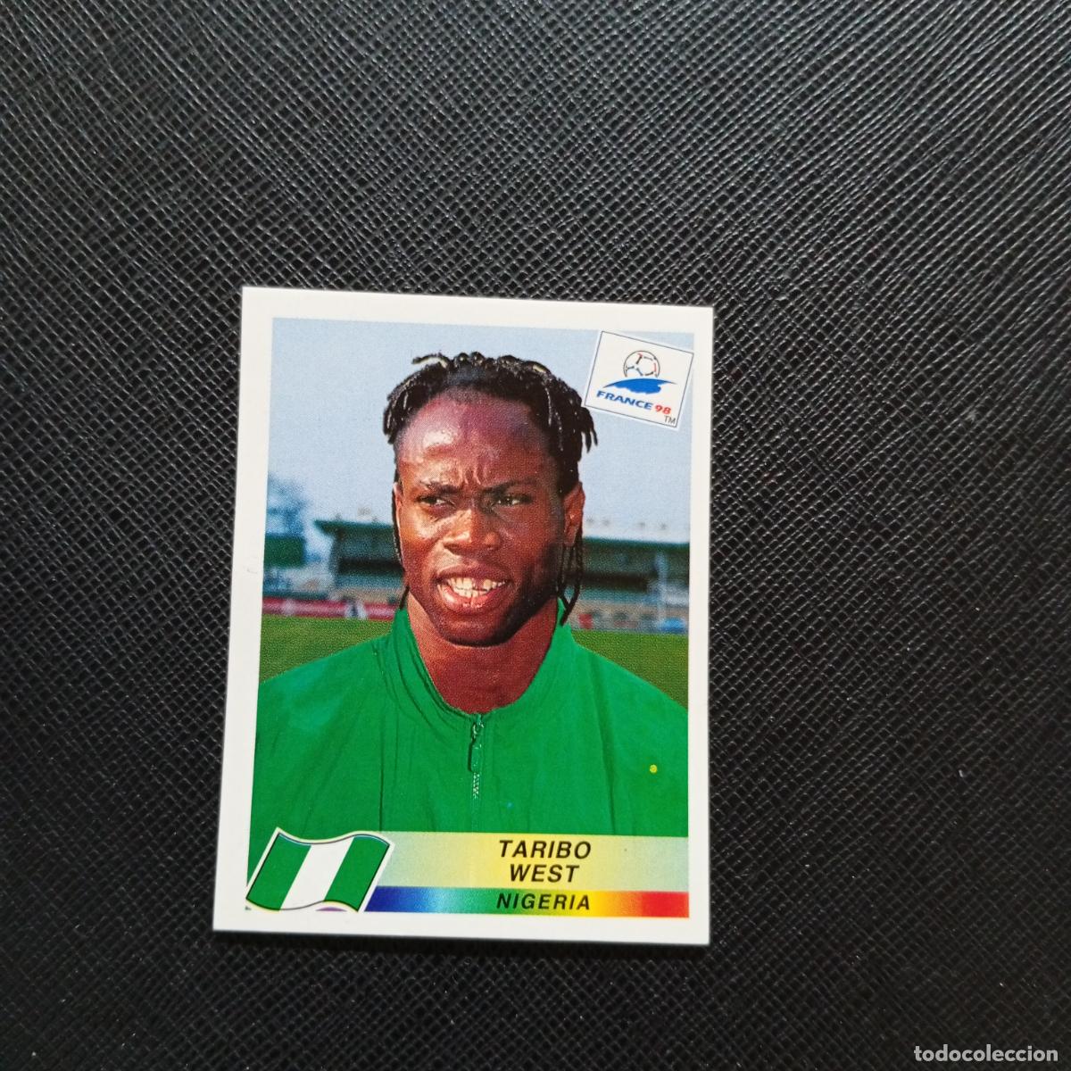 Cromos de f&uacute;tbol: 248 TARIBO WEST NIGERIA PANINI 1998 MUNDIAL CROMO FUTBOL FRANCIA 98 - SIN PEGAR - A22 PG433 B