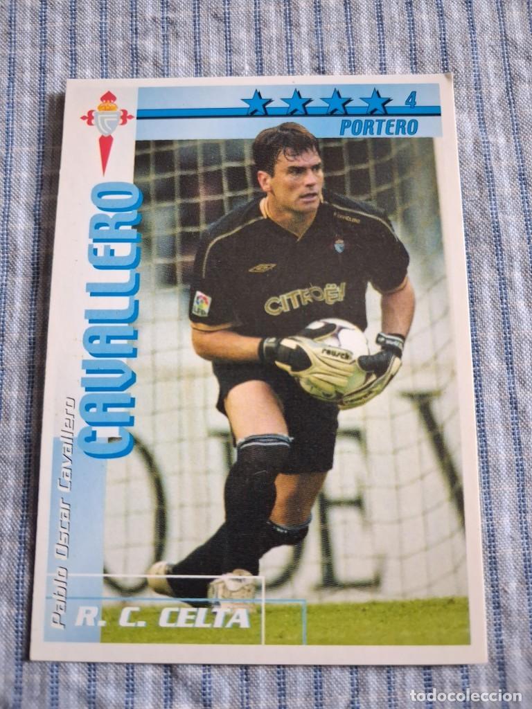 Figurine di Calcio: F&uacute;tbol Match Total. Liga 2002 &ndash; 2003. Cavallero. R.C. Celta. Magic Box Int. Estado ver imagen