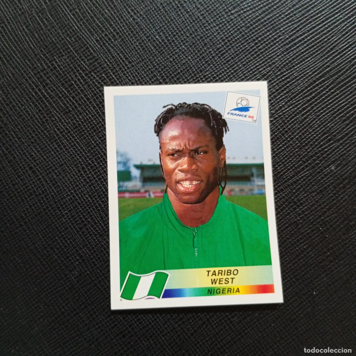 Cromos de Futebol: 248 TARIBO WEST NIGERIA PANINI 1998 MUNDIAL CROMO FUTBOL FRANCIA 98 - SIN PEGAR - A22 PG442 B