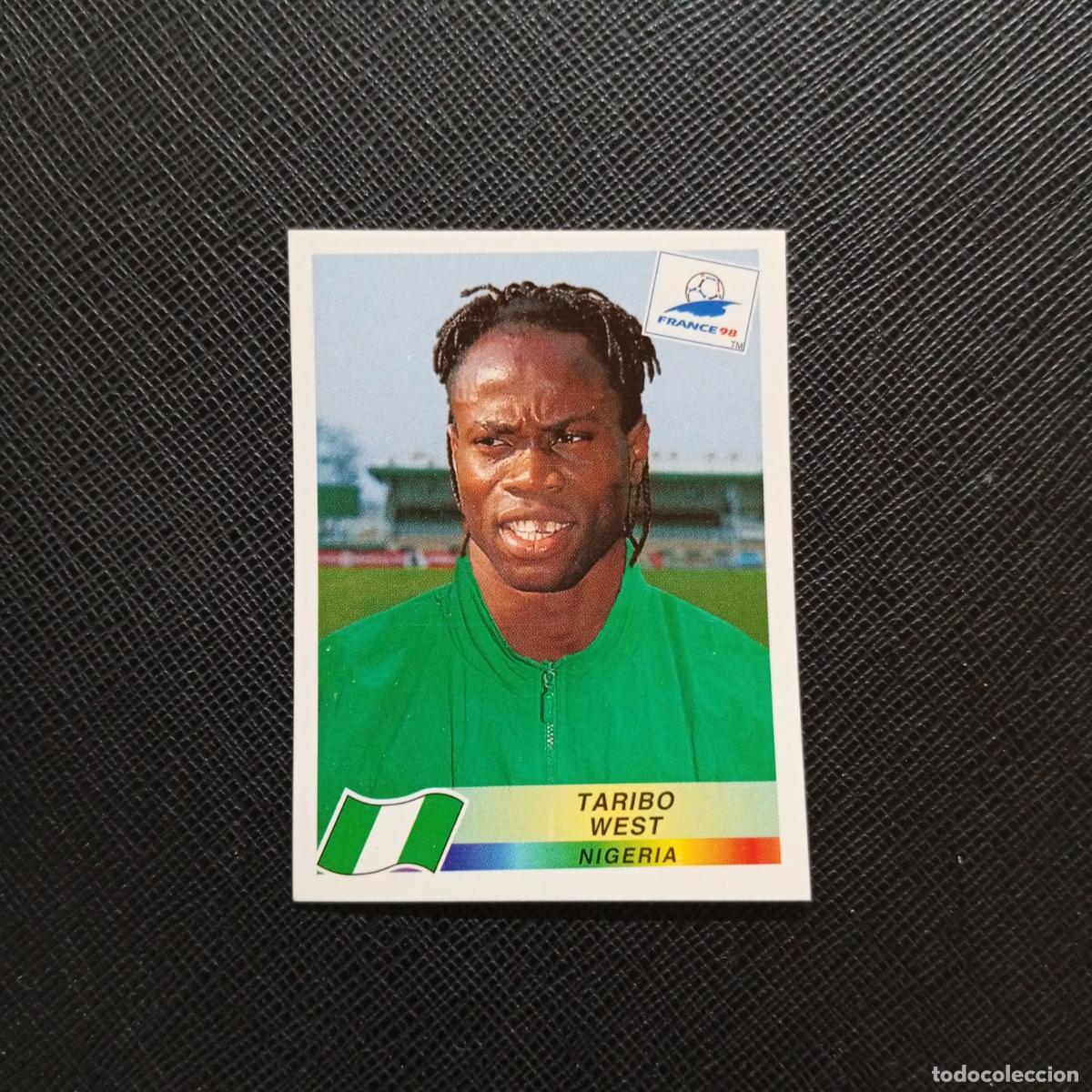 Cromos de Futebol: 248 TARIBO WEST NIGERIA PANINI 1998 MUNDIAL CROMO FUTBOL FRANCIA 98 - SIN PEGAR - A22 PG451