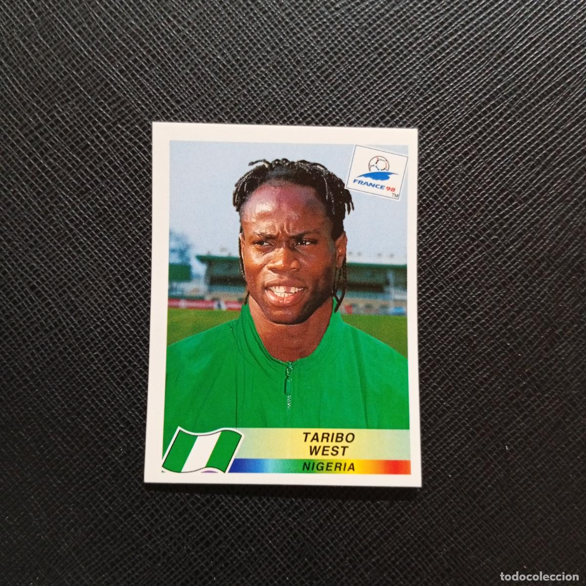 Cromos de Futebol: 248 TARIBO WEST NIGERIA PANINI 1998 MUNDIAL CROMO FUTBOL FRANCIA 98 - SIN PEGAR - A22 PG451 B