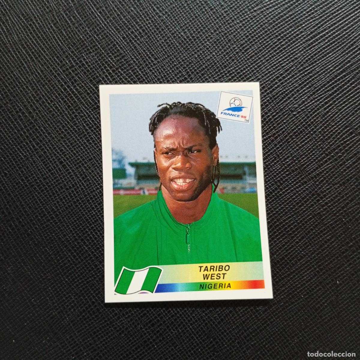 Cromos de Futebol: 248 TARIBO WEST NIGERIA PANINI 1998 MUNDIAL CROMO FUTBOL FRANCIA 98 - SIN PEGAR - A22 PG460