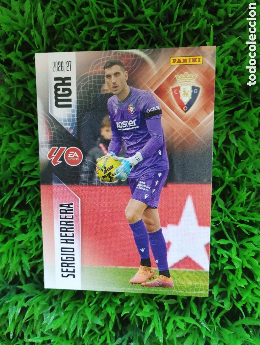 Football Stickers: Sergio Herrera Osasuna Megacracks 26-27 # 254