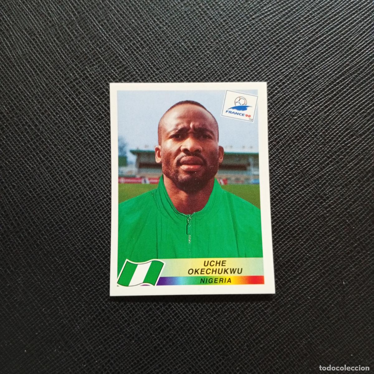 Cartes &agrave; collectionner de Football: 249 OKECHUKWU NIGERIA PANINI 1998 MUNDIAL CROMO FUTBOL FRANCIA 98 - SIN PEGAR - A22 PG433