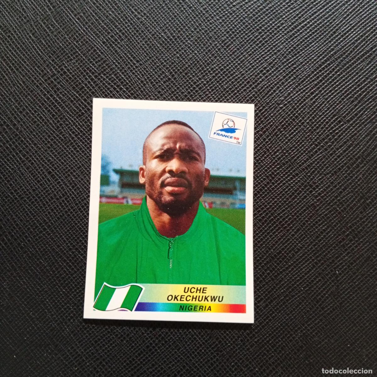 Cartes &agrave; collectionner de Football: 249 OKECHUKWU NIGERIA PANINI 1998 MUNDIAL CROMO FUTBOL FRANCIA 98 - SIN PEGAR - A22 PG433 B