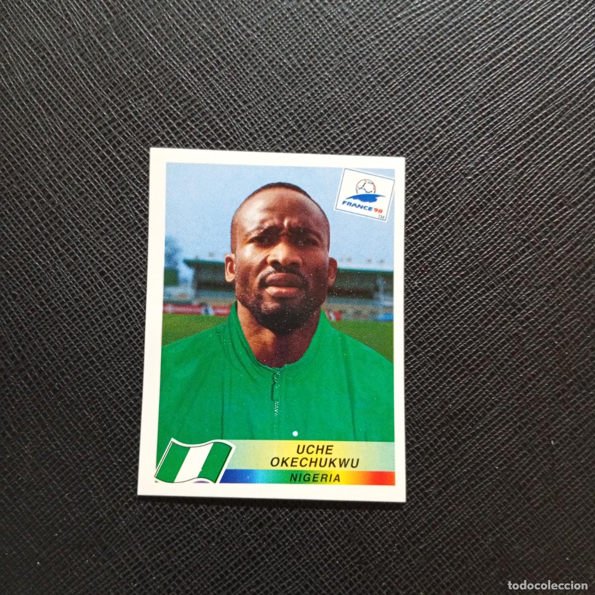 Cartes &agrave; collectionner de Football: 249 OKECHUKWU NIGERIA PANINI 1998 MUNDIAL CROMO FUTBOL FRANCIA 98 - SIN PEGAR - A22 PG442