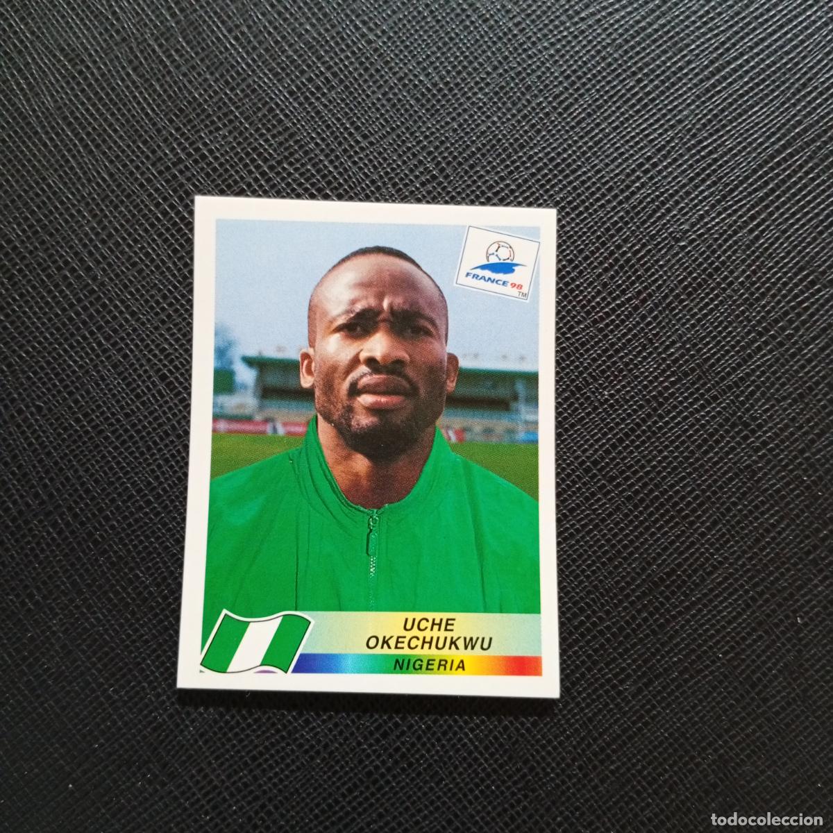 Cartes &agrave; collectionner de Football: 249 OKECHUKWU NIGERIA PANINI 1998 MUNDIAL CROMO FUTBOL FRANCIA 98 - SIN PEGAR - A22 PG442 B
